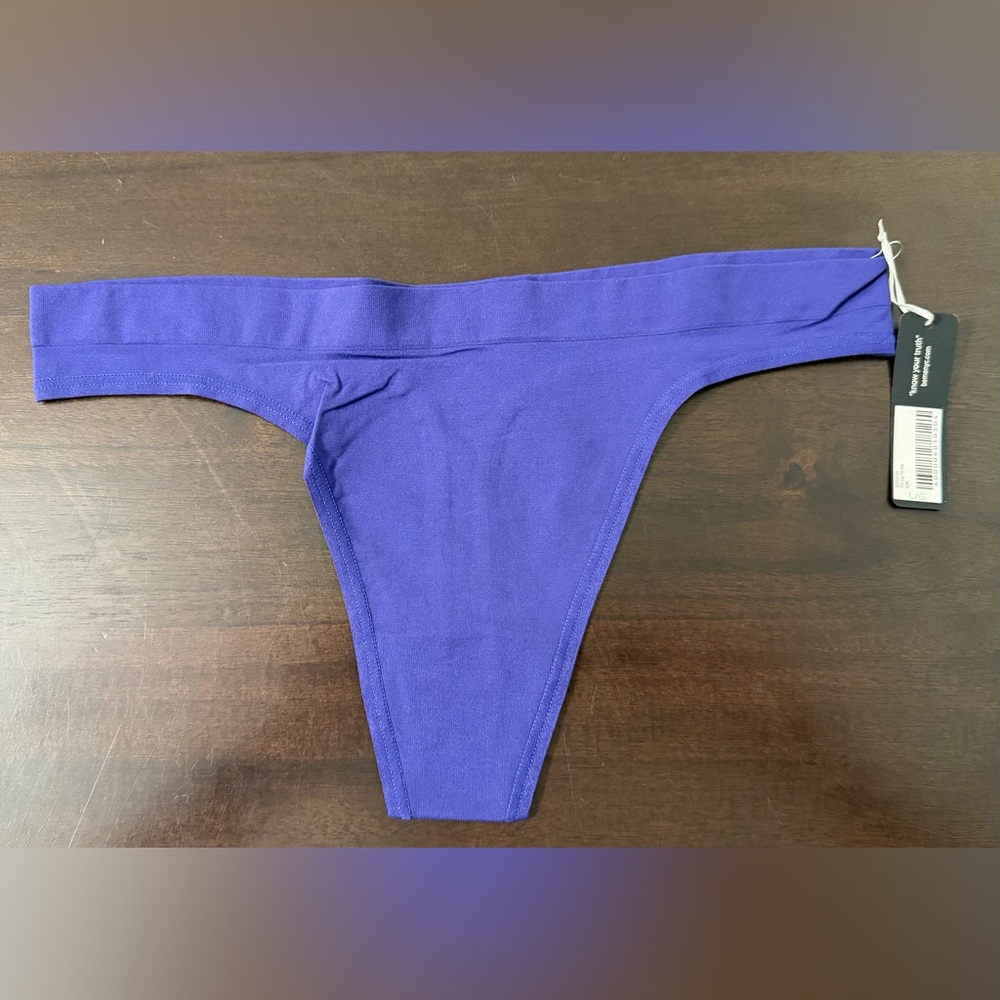 BeMe New York Invisibles Thong. Size L. NWT